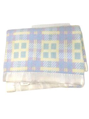 Dundee One Size Pink, Blue Polyester Colored Baby Blanket 7i